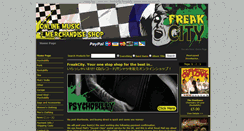 Desktop Screenshot of freakcity.co.uk